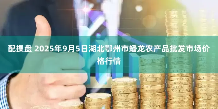 配操盘 2025年9月5日湖北鄂州市蟠龙农产品批发市场价格行情